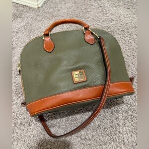 Dooney & Bourke Pebble Grain Leather  Zip Zip Satchel Bag